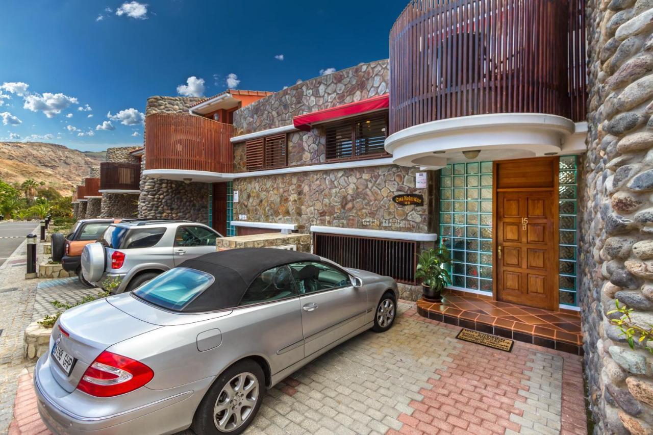 Casa Holmston, Duplex Villa With Hot Tub In Anfi Tauro Topaz โมกัน ภายนอก รูปภาพ