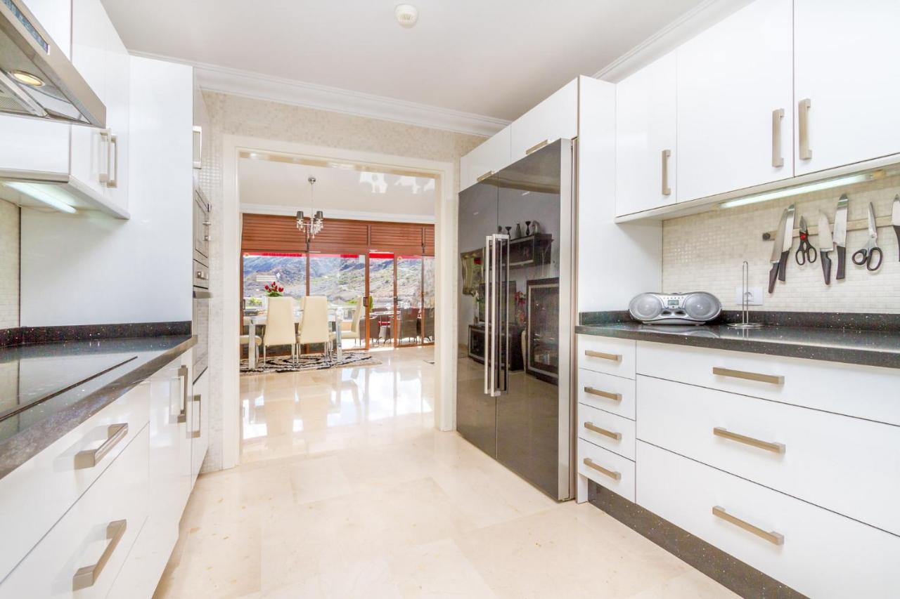 Casa Holmston, Duplex Villa With Hot Tub In Anfi Tauro Topaz โมกัน ภายนอก รูปภาพ